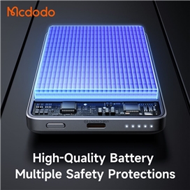 پاوربانک وایرلس 10000 مگنتی مک دودو Mcdodo MC-4651 Metal Ultra Thin