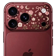 محافظ دور لنز طرح گل برند بلو مدل Blueo Invisible Shock-Resistant Lens Protection مناسب برای  Apple iPhone 17 Pro Max