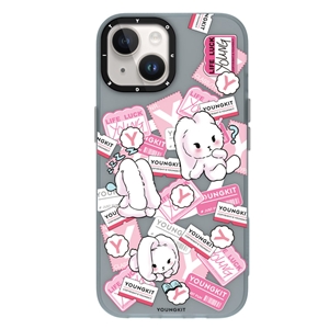 قاب YOUNGKIT یانگکیت Gray Time Bunny Magsafe Series مناسب برای Apple iPhone 15