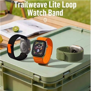 بند اپل واچ برند بلو مدل Blueo Trailweave Lite Loop Watch Band مناسب برای 44-45-46-49 mm