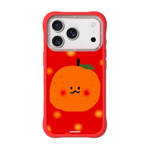 قاب برند یانگکیت مدل Orange پرتقال خالخالی قرمز یانگ کیت Youngkit آیفون مناسب برای Apple iPhone 17 Pro Max