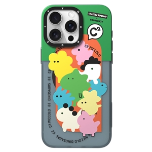 قاب YOUNGKIT یانگکیت Playful Puzzle Piccolo Dinosaurs Series مناسب برای Apple iPhone 15 Pro