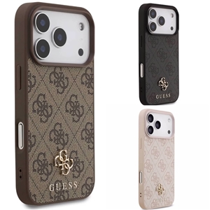 قاب Guess Magsafe گس طرح دار دو لوگو مناسب برای Apple iPhone 17 Pro Max