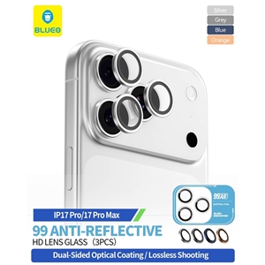 رینگ محافظ لنز بلو تیتانیوم ضد انعکاس نور Blueo 99Anti-Reflective PVD Titanium Alloy Lens Glass مناسب برای Apple iPhone 17 Pro Max