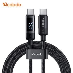 کابل دو سر تایپ سی 60 وات 1.2 متر مک دودو Mcdodo Battery Level Visible Cable CA-5780