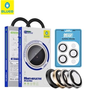 رینگ محافظ لنز بلو تیتانیوم ضد انعکاس نور Blueo 99Anti-Reflective PVD Titanium Alloy Lens Glass مناسب برای Apple iPhone 18 Pro Max