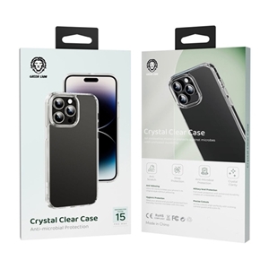 قاب شفاف برند Green Lion مدل Crystal Clear Case مناسب برای Apple iPhone 15 Pro