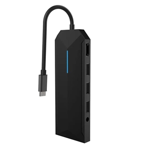 هاب گیمینگ برند پرودو مدل porodo 9IN1 Usb-c HUB 4K Gamers Edition PDX526