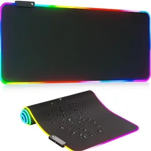 موس پد گیمینگ برند پرودو مدل porodo Wireless Charging RGB Gaming Mouse Pad PDX115