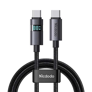 کابل شارژ دوسر تایپ سی 100 وات با نمایشگر مک دودو Mcdodo CA-5610 100W USB-C to USB-C Cable