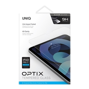 محافظ صفحه نمایش یونیک برای آیپد پرو 11 نسل 1 تا 3 و آیپد ایر 10.9 مدل UNIQ OPTIX CLEAR IPAD PRO 11 (1-3RD GEN) | AIR 10.9
