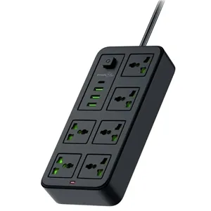 محافظ و چندراهی برق پرودو Porodo Blue 6 Sockets Power Strip 3M PB6ACPS1C3ABK