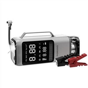جامپ استارتر و پمپ باد 6 کاره پرودو Porodo 6-in-1 Multi Function Power Tool PDPBFCH091BKGR