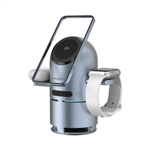 شارژر وایرلس به همراه اسپیکر پاورولوژی مدل PWCUQC039 POWEOLOGY