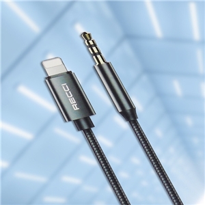 کابل 3.5میلیمتری به لایتنینگ رسی 1متر RECCI Lightning To 3.5mm Audio Cable RH02