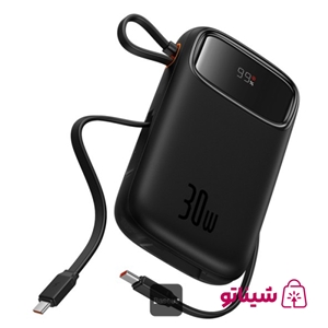 پاوربانک 30 وات 20000 با کابل تایپ سی بیسوس Baseus Qpow 2 Power Bank PPQD4-20C