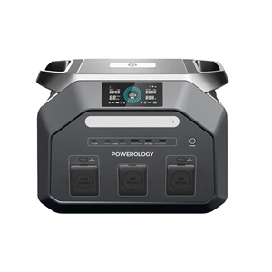 پاورژنراتور قابل حمل 1800 وات با ورودی سولار پنل پاورولوژی مدل PWP1800WBK