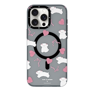 قاب YOUNGKIT یانگکیت Gray Dogs Cat&Point Sweet Atmosphere Magsafe Series مناسب برای Apple iPhone 15 Pro
