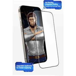 گلس برند بلوئو مدل BLUEO 3D Curved Hot bending Tempered Glass HD مناسب برای Apple iPhone 16 Pro Max