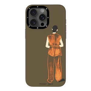 قاب YOUNGKIT یانگکیت Graceful Silhouette Bemice Gentle Orange Magsafe Series مناسب برای Apple iPhone 15 Pro Max