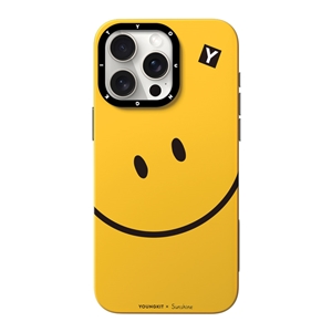 قاب YOUNGKIT یانگکیت Small Yellow Sunshine Smiling Eyes Magsafe Series مناسب برای Apple iPhone 12 Pro Max