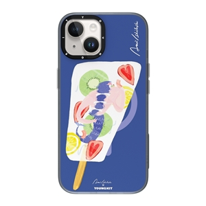 قاب YOUNGKIT یانگکیت Purple Aki Ishibashi Summer Magsafe Series مناسب برای Apple iPhone 15