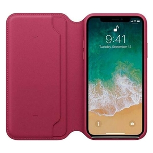 کیف محافظ چرمی اپل آیفون 10 | Apple Leather Folio Case iPhone X