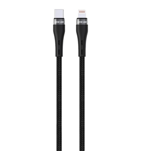 کابل شارژ تایپ سی به لایتنینگ 1 متر گرین لاین Green Lion Braided Cable GNBRUSCLGBK