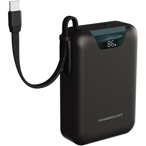 پاوربانک 20000 با کابل تایپ سی پاورولوژی Powerology York Power Bank PPBM102BK