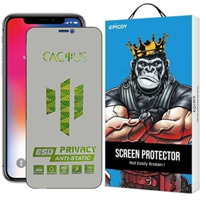 محافظ صفحه نمایش حریم شخصی اپیکوی مدل Cactus-ESD-Privacy مناسب برای گوشی موبایل اپل Apple iPhone 11 Pro