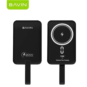 پاوربانک وایرلس 10000 مگنتی باوین Bavin PC1086 توان 15 وات