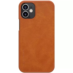کیف چرمی نیلکین آیفون Apple iPhone 12 mini Nillkin Qin Leather Case