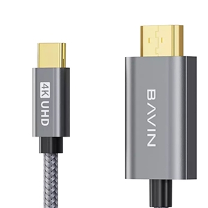 کابل HDMI به Type C باوین Bavin HDMI-12 طول 2 متر