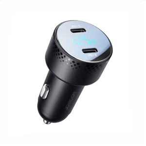 شارژر فندکی دو پورت 70 وات جویروم JOYROOM 70W Digital Display Car Charger JR-CCD02