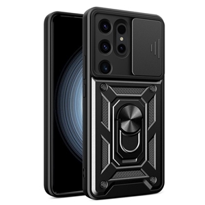 گارد محافظ ضد ضربه انگشتی Samsung Galaxy S24 ULTRA SHUNIJA Case دارای محافظ دوربین