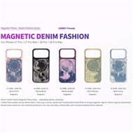 قاب برند نیمی مدل Nimmy Magnetic Denim Fashion Series مناسب برای Apple iPhone 17 Pro
