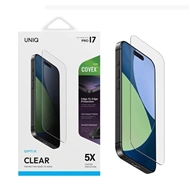 گلس آیفون 17 پرو برند یونیک مدل UNIQ Optix Covex Clear مناسب برای Apple iPhone 17 Pro Max