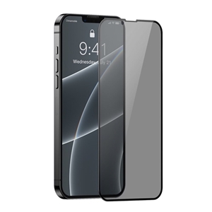 پک 2تایی گلس حریم شخصی تمام صفحه Apple iPhone 13 Pro Baseus Anti-Spy Glass Film SGQP010701