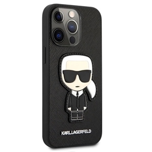 قاب Karl Lagerfeld کارل لاگرفلد چرمی اورجینال مدل Karl مناسب برای Apple iPhone 13 Pro Max