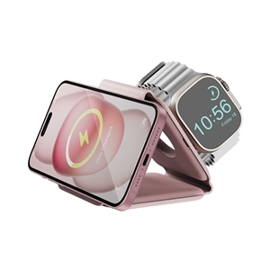 شارژر بی سیم مغناطیسی تاشو بازیک مدل Bazic GoMag Trio Plus