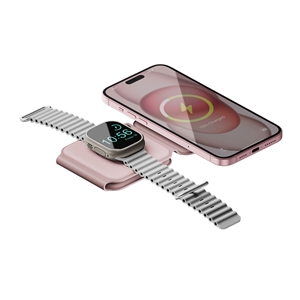 شارژر بی سیم مغناطیسی تاشو بازیک مدل Bazic GoMag Trio Plus