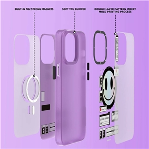 قاب YOUNGKIT یانگکیت مدل Purple Source Code Series مناسب برای Apple iPhone 14