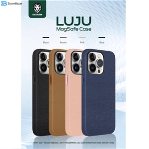 کاور گرین مدل Luju MagSafe Leather مناسب برای گوشی موبایل اپل iPhone 12 Pro Max