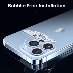 محافظ لنز دوربین بوف مدل 3D Clear مناسب برای گوشی موبایل اپل Iphone 13 Pro Max