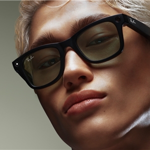 عینک هوشمند Ray-Ban مدل Meta Wayfarer RW4006 با لنز بی رنگ