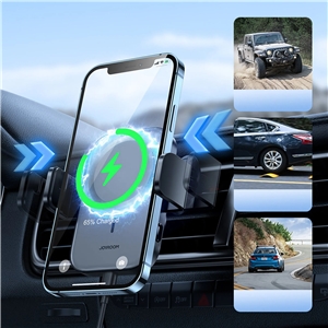 هولدر و شارژر وایرلس دریچه کولری مگ سیف جویروم Joyroom JR-ZS295