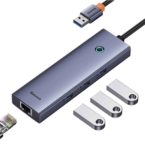 هاب USB چهار پورت بیسوس BASEUS ULTRA JOY SERIES 4 PORT USB-A HUB BS-OH109