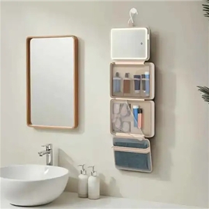 کیف آرایشی مسافرتی با آینه پرودو Porodo Travel Makeup Case PDLFSTLC0459BG