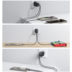 آداپتور شارژ 2 پورت 25 وات جویروم JOYROOM JR-TCF13