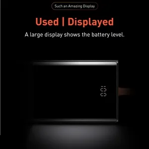 پاور بانک فست شارژ بیسوس 20000 مدل Baseus Elf Digital Display 65W PPJL65C